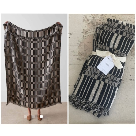 The Citizenry Other - 🆕 The Citizenry OLMO Baby Alpaca Throw Charcoal 70”X50” NWT